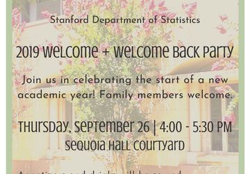 Statistics Welcome Back Party